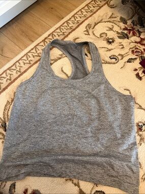 Women's Gray Racerback Athletic Tank Top Lululemon
